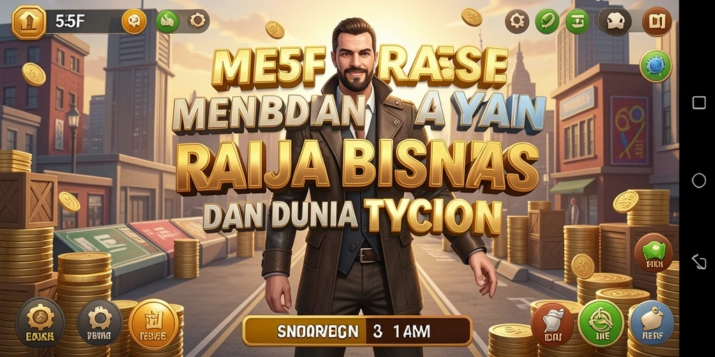 Screenshot yang menampilkan keseruan gameplay Tycoon 555F.