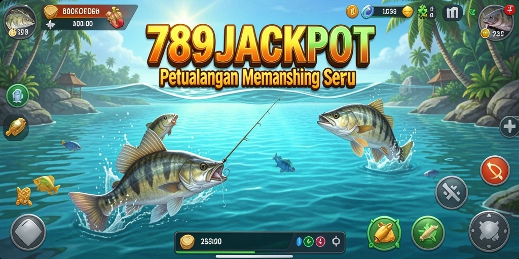 Tampilan gameplay 789JACKPOT yang menarik saat menangkap ikan.