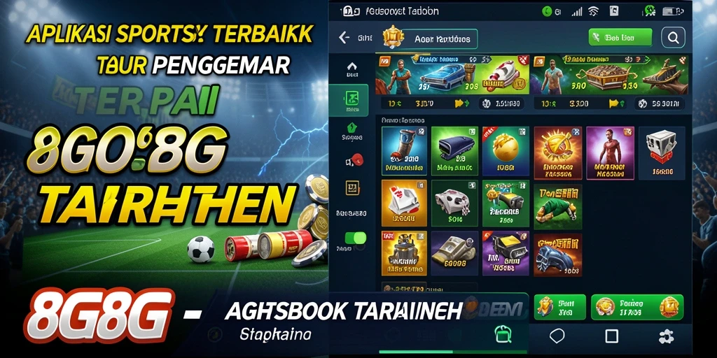 Tangkapan layar gameplay Sportsbook di aplikasi 8G8G.