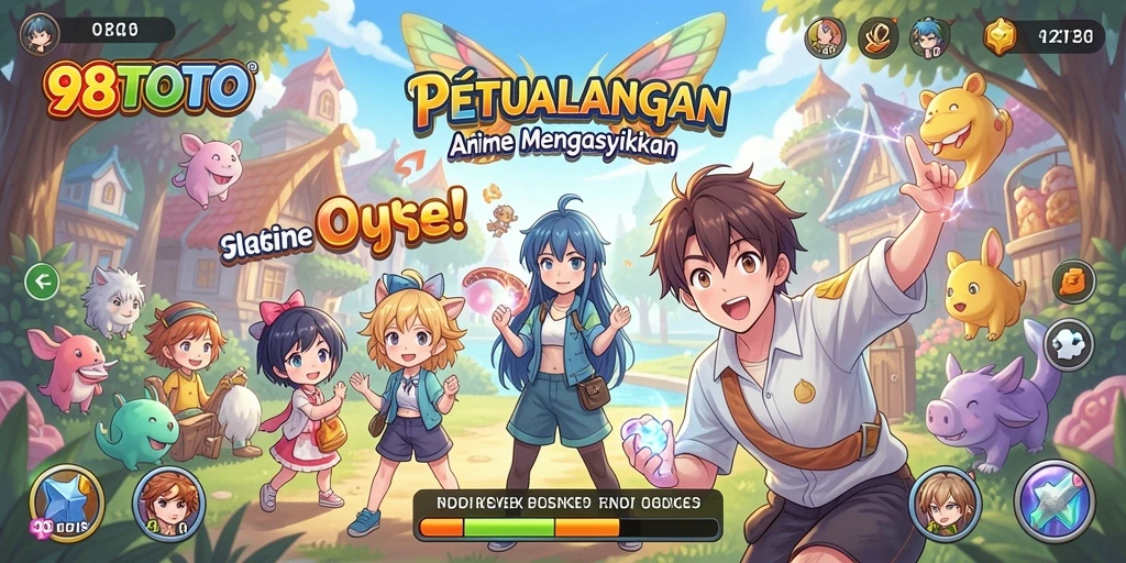 Tampilan gameplay seru dan karakter anime menarik