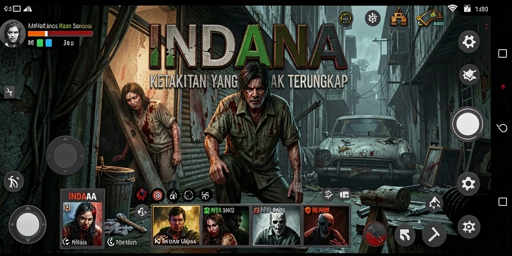 Gameplay menegangkan dengan suasana yang mencekam di INDAAA.