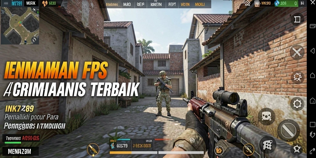 Tangkapan layar gameplay INK789 dengan aksi tembak-menembak intens.