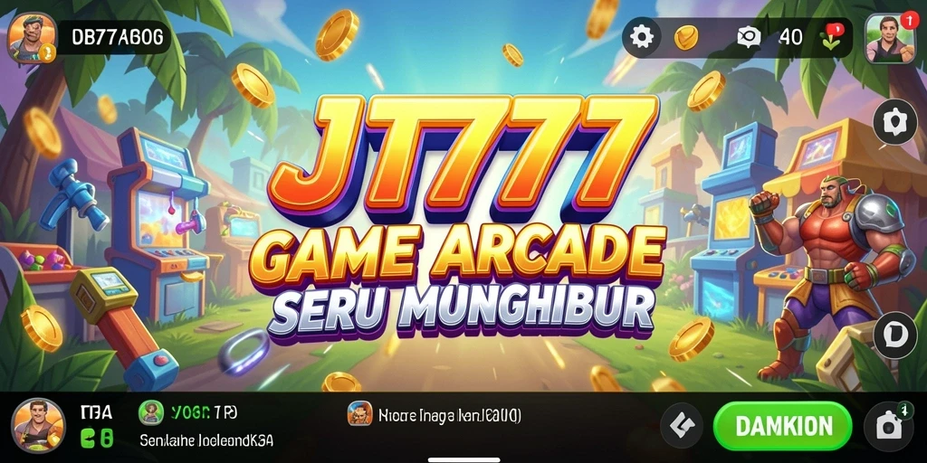 Tampilan gameplay JT777 yang menampilkan keseruan Arcade.