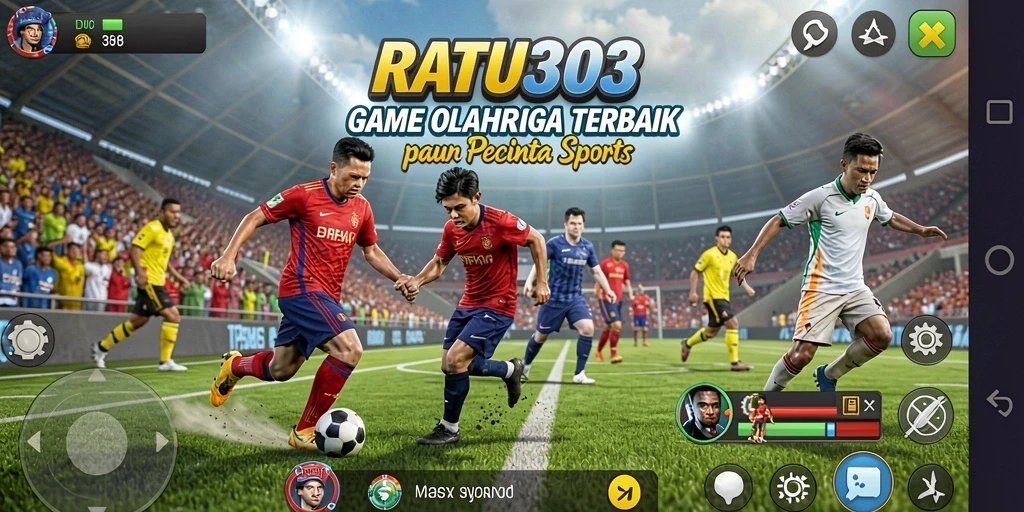 Screenshot gameplay RATU303 menunjukkan aksi seru dalam permainan olahraga.
