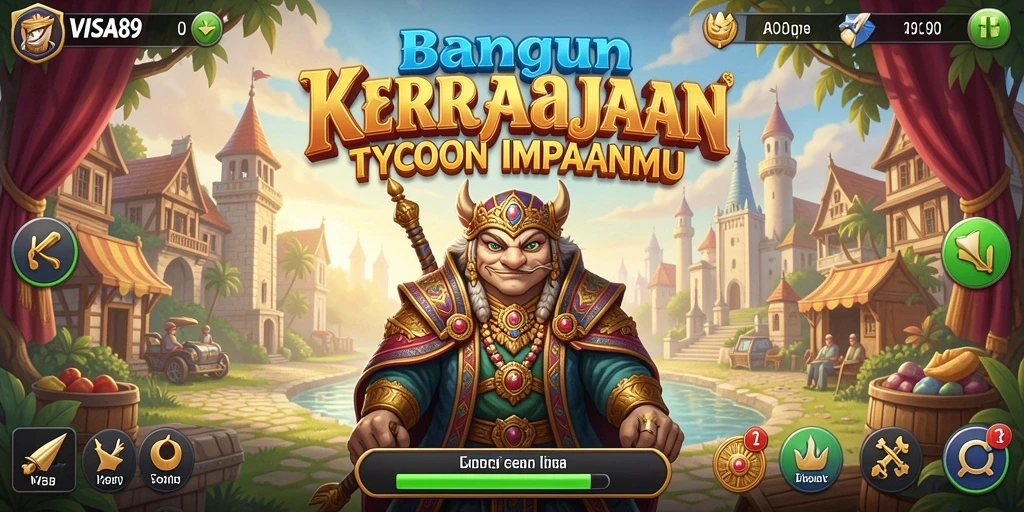 Tampilan gameplay menarik dari VISA89 dengan aksi Tycoon.