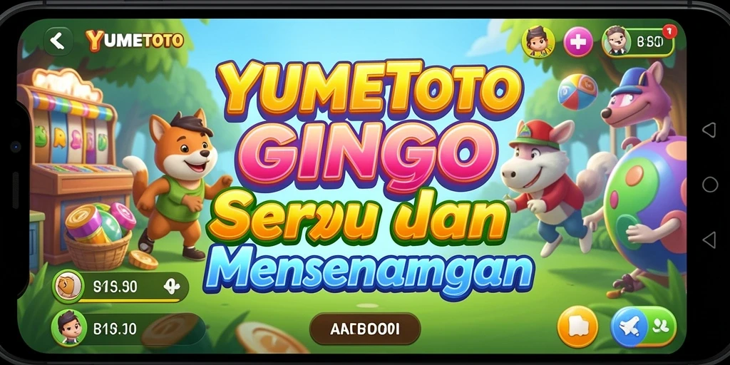 Screenshot gameplay YUMETOTO yang menampilkan suasana seru permainan Bingo.